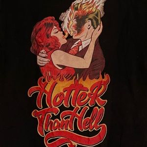 Hotter Than Hell Black T-shirt from Broken Promises